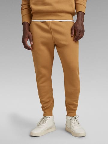 G-Star Spodnie dresowe w kolorze jasnobrązowym