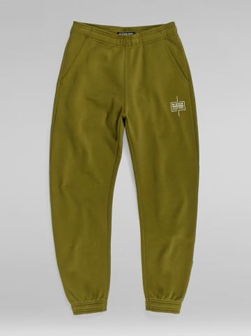 G-Star Spodnie dresowe w kolorze oliwkowym