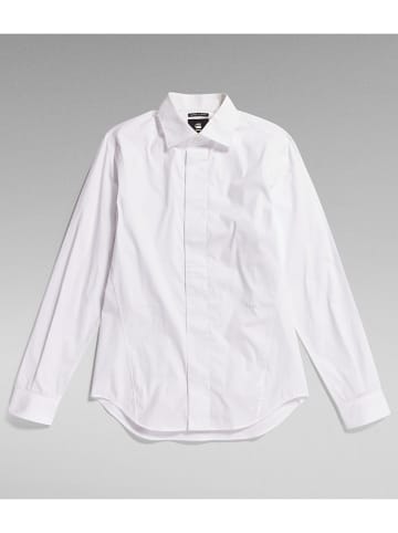 G-Star Koszula - Super Slim fit - w kolorze białym