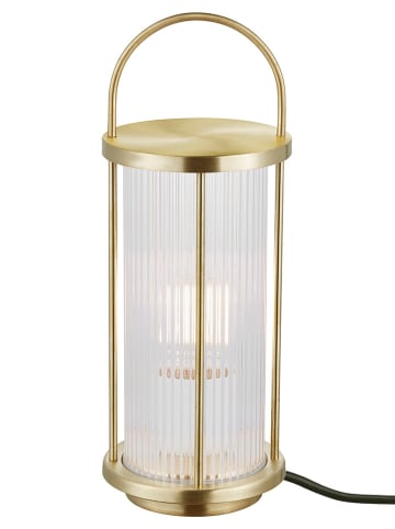 Nordlux Lampa stołowa "Linton" w kolorze złotym - wys. 34 x Ø 13 cm