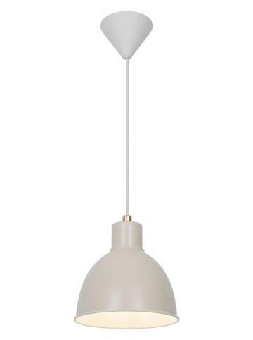 Nordlux Lampa wisząca "Pop" w kolorze beżowym - wys. 20 x Ø 21,5 cm