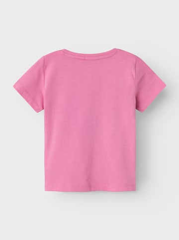 name it 2er-Set: Shirts "Beate" in Dunkelblau/ Pink