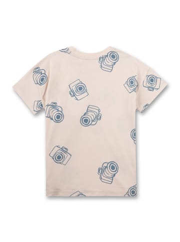 Sanetta Kidswear Shirt in Creme/ Blau