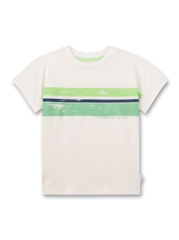 Sanetta Kidswear Shirt in Creme/ Grün