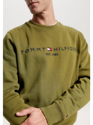Tommy Hilfiger Sweatshirt in Oliv