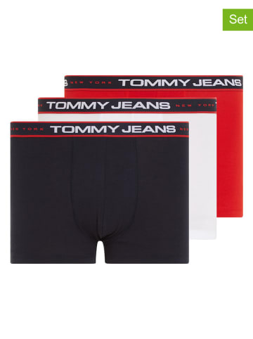 Tommy Hilfiger Bokserki (3 pary) w kolorze czarnym, czerwonym i białym