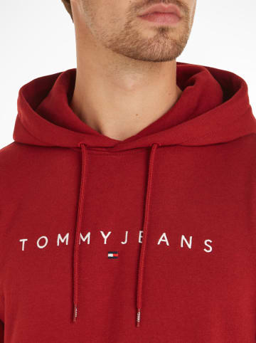 TOMMY JEANS Hoodie in Rot