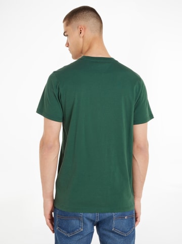 TOMMY JEANS Koszulka w kolorze zielonym