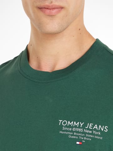 TOMMY JEANS Koszulka w kolorze zielonym