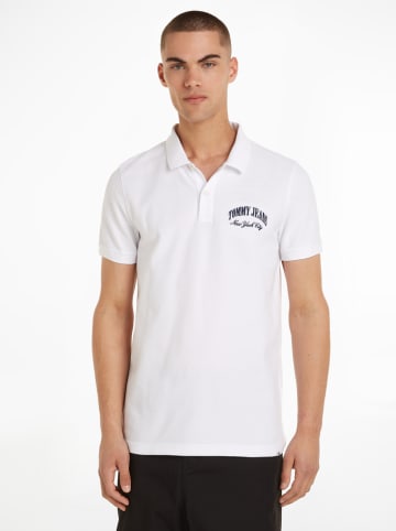 TOMMY JEANS Koszulka polo w kolorze białym