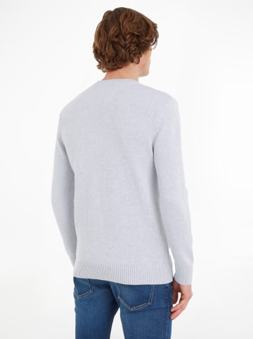 TOMMY JEANS Pullover in Hellgrau