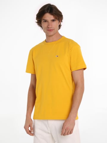 TOMMY JEANS Koszulka w kolorze żółtym
