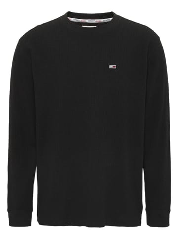 TOMMY JEANS Longsleeve in Schwarz