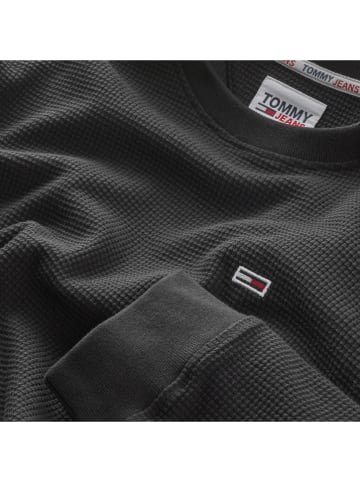 TOMMY JEANS Longsleeve in Schwarz