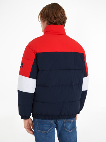 Tommy Hilfiger Kurtka zimowa w kolorze granatowo-czerwonym