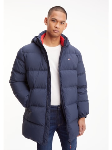 TOMMY JEANS Donsmantel donkerblauw
