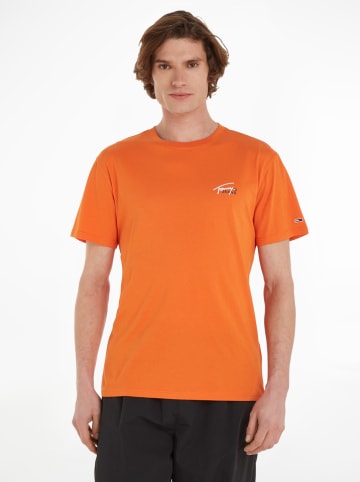 TOMMY JEANS Koszulka w kolorze pomarańczowym