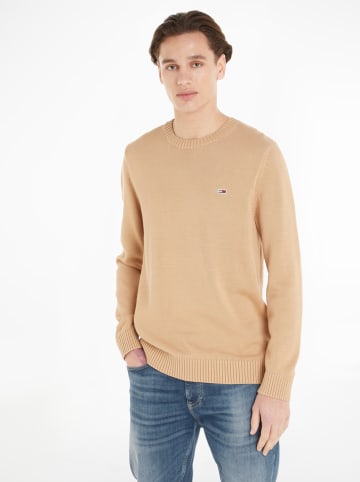 TOMMY JEANS Pullover in Sand