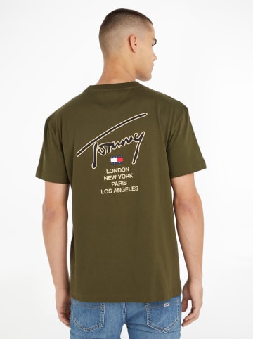 TOMMY JEANS Shirt olijfgroen