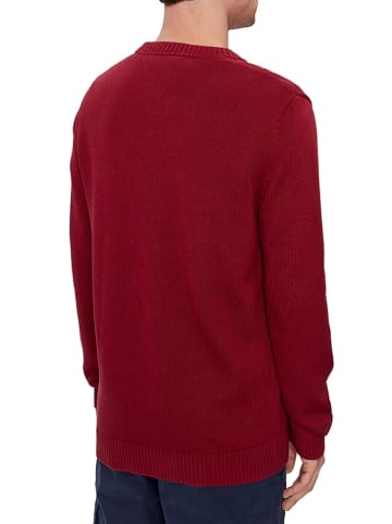 TOMMY JEANS Pullover in Bordeaux