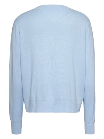 TOMMY JEANS Sweter w kolorze błękitnym