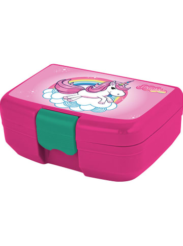 p:os Lunchbox "Einhorn" in Rosa