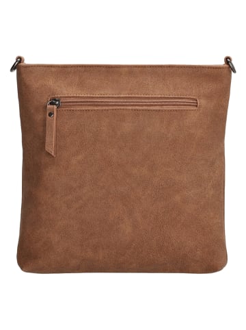 Beagles Umhängetasche in Cognac - (B)26 x (H)25 x (T)4 cm