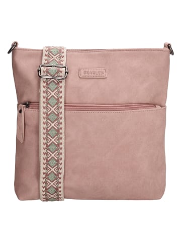 Beagles Schoudertas oudroze - (B)26 x (H)25 x (D)4 cm