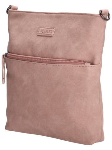 Beagles Umhängetasche in Altrosa - (B)26 x (H)25 x (T)4 cm