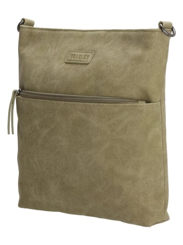 Beagles Umhängetasche in Khaki - (B)26 x (H)25 x (T)4 cm