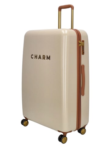 Charm 2-delige hardcase-trolleyset beige