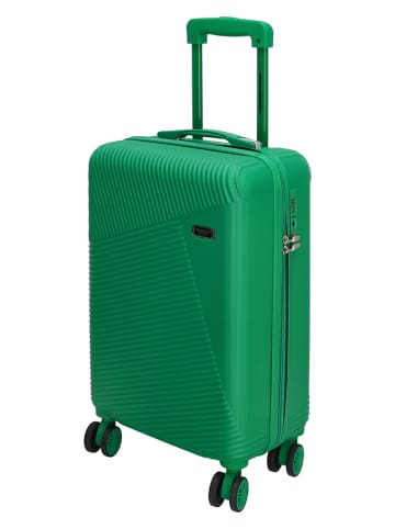 Beagles Hardcase-trolley groen - (B)36 x (H)54 x (D)20 cm