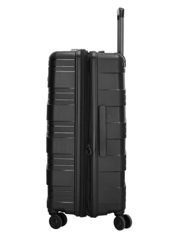 Beagles 3tlg. Hardcase-Trolleyset in Schwarz