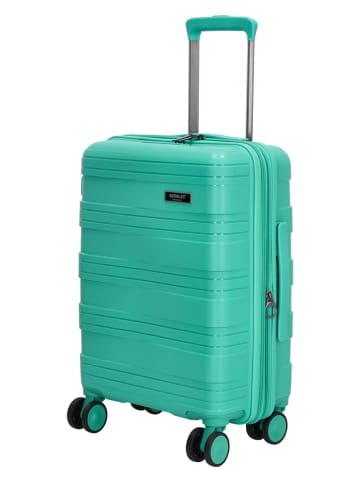 Beagles Hardcase-trolley turquoise - (B)36 x (H)55 x (D)26 cm