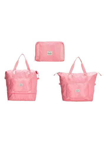 Beagles 3in1: Reisetasche in Pink - (B)56 x (H)41 x (T)22 cm