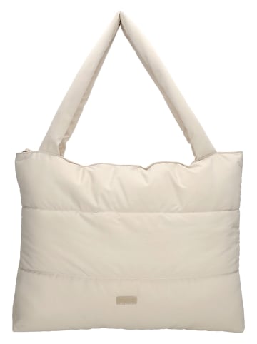 Beagles Shopper bag w kolorze kremowym - 55 x 40 x 7 cm