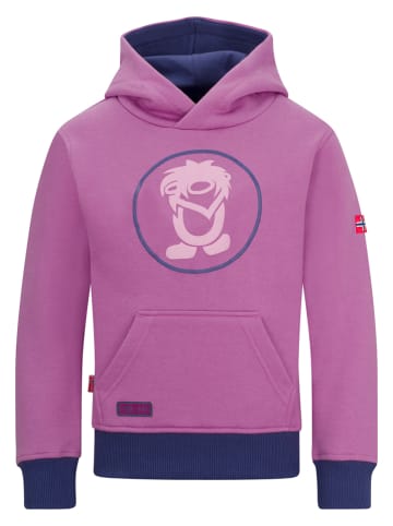 Trollkids Hoodie "Troll" in Lila/ Dunkelblau