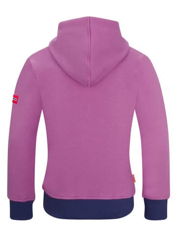 Trollkids Hoodie "Troll" paars/donkerblauw