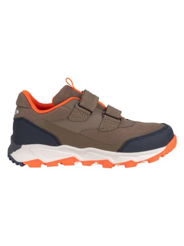 Trollkids Trekkingschuhe "Preikestolen" in Khaki/ Orange