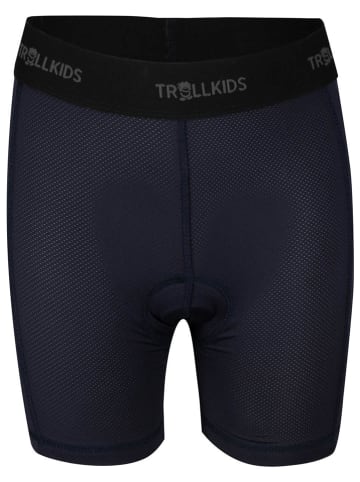 Trollkids Spodnie kolarskie 2w1 "Jondalen" w kolorze czarno-granatowym