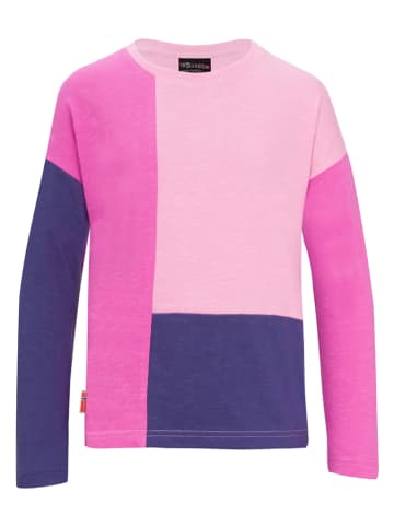 Trollkids Longsleeve "Verdal" lichtroze/paars
