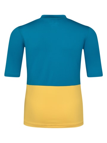 Trollkids Zwemshirt "Balestrand T" blauw/geel