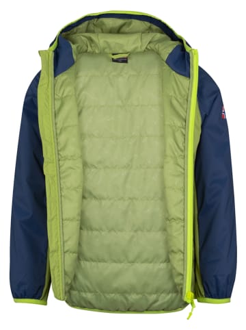 Trollkids Functionele jas "Halsafjord" groen/donkerblauw