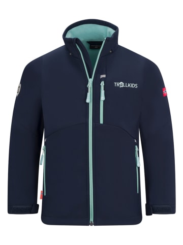 Trollkids Softshelljas "Balestrand" donkerblauw