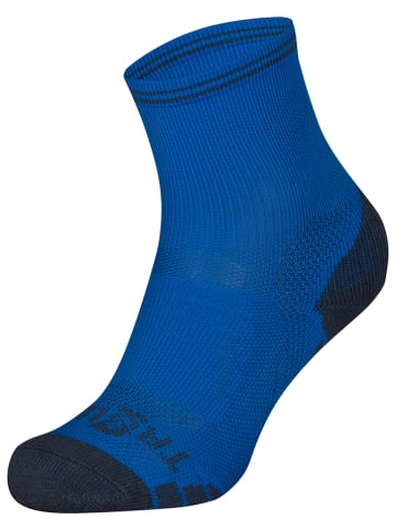 Trollkids 2er-Set: Wandersocken "Mid Cut Socks III" in Blau