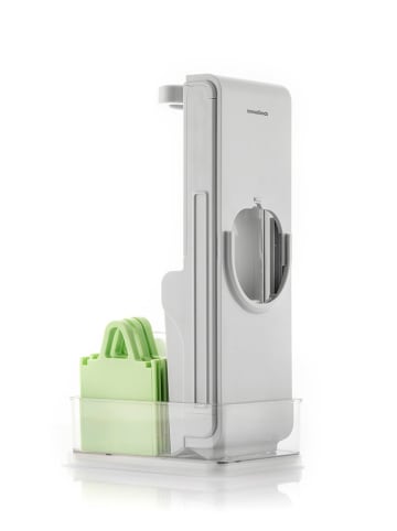InnovaGoods 5in-1 Gemüsehobel in Grau/ Grün - (B)10 x (H)26,5 x (T)22 cm