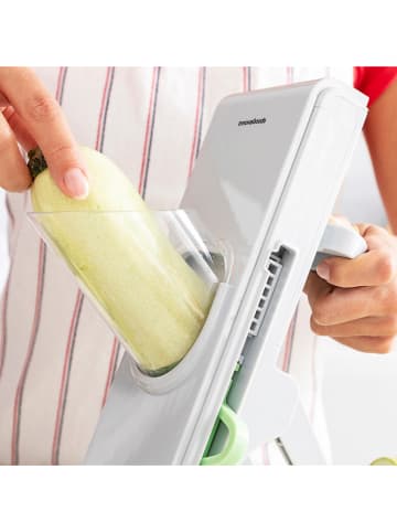 InnovaGoods Krajalnica 5w1 w kolorze szaro-zielonym do warzyw - 10 x 26,5 x 22 cm