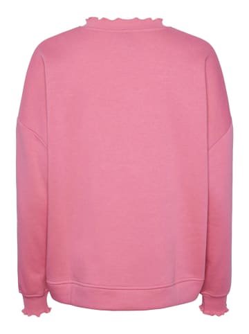Pieces Sweatshirt "Maliah" in Pink