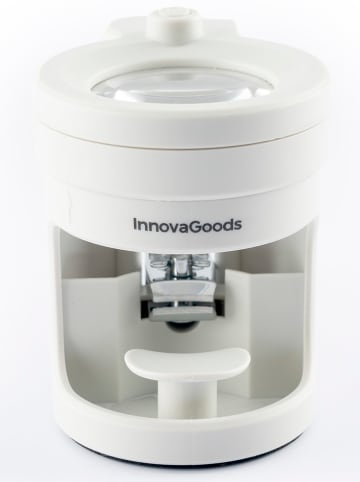 InnovaGoods Nagelknipser in Grau/ Weiß - (H)10,5 x Ø 8,2 cm