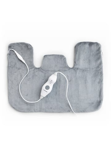 InnovaGoods Elektryczna poduszka grzewcza w kolorze szarym na szyję - szer. 60 x 45 cm